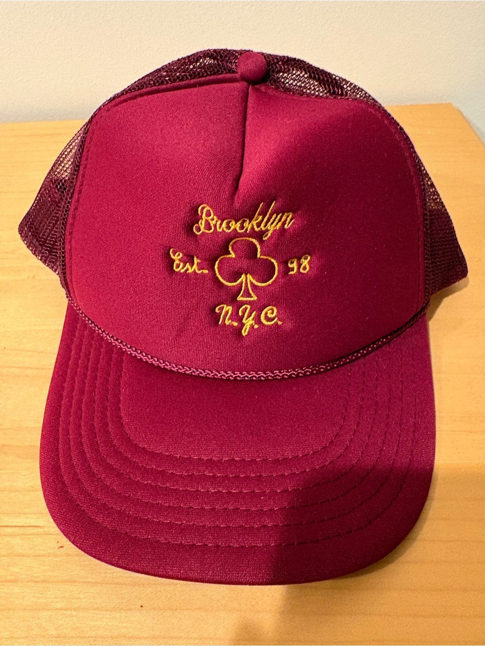 Ascot & Hart for Anthropologie Brooklyn Clover Trucker Hat